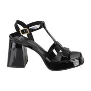 Giampaolo Viozzi Fashionable Sandal Black, Dam