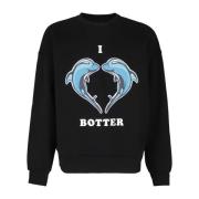 Botter Sweatshirts Black, Herr
