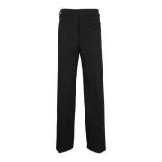 Department Five Slim Fit Jeans med Sidestripor Black, Dam