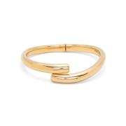 Federica Tosi Guld Tube Choker Smycken Yellow, Dam