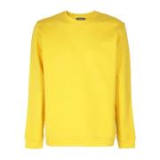 Dondup Bomull Logo Ton T-shirt Yellow, Herr