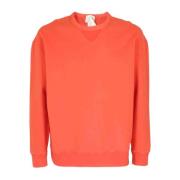 Ten C Crewneck Sweatshirt Stängd Hals Red, Herr