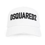 Dsquared2 Baseball Cap White, Herr