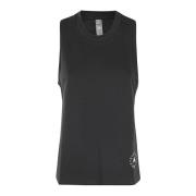 Adidas by Stella McCartney TK Logo Sporty Tank Top Black, Dam