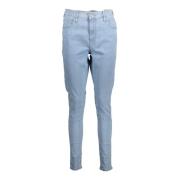 Levi's Ljusblå Super Skinny Bomullsjeans Blue, Dam