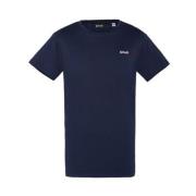 Schott NYC Broderad logotyp bomull T-shirt - Blå Blue, Herr