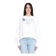 Nike Vit Crewneck Sweatshirt för Kvinnor White, Dam