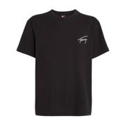 Tommy Jeans Signatur T-shirt - Svart Black, Herr