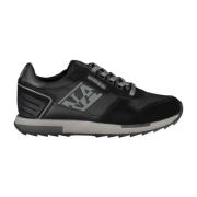 Napapijri Svart Lace-Up Sport Sneaker Black, Herr