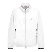 Armani Exchange Vit Blouson Jacka Vindtät Stadsäventyr White, Herr