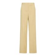 Marella Gula Straight Leg Byxor Yellow, Dam