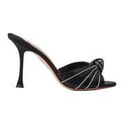 Aquazzura Kristall Mul Sandaler Black, Dam