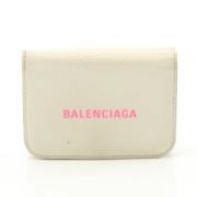 Balenciaga Vintage Pre-owned Laeder plnbcker White, Dam