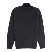 Roberto Collina Kashmir Turtleneck Tröja Black, Herr