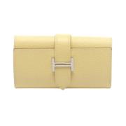 Hermès Vintage Pre-owned Canvas nyckelhllare Yellow, Dam