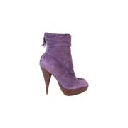 Balmain Pre-owned Pre-owned Mocka stvlar Purple, Dam