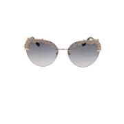 Chopard Stiliga solglasögon för modemedvetna individer Yellow, Dam