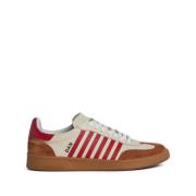 Dsquared2 Multi-Panel Sneakers med Side Stripe Multicolor, Herr