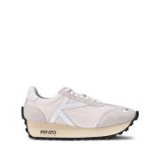 Kenzo Vita Casual Låga Top Sneakers White, Dam