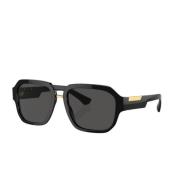 Dolce & Gabbana Klassiska Svarta Solglasögon Black, Herr