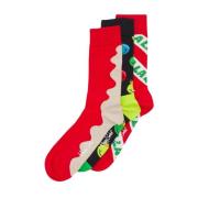 Happy Socks 3-Pack Mönstrade Strumpor - Multifärgad Multicolor, Dam