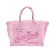 MC2 Saint Barth Rosa Vanity Linne Väska Pink, Dam