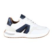 Alexander Smith Sneakers - Vit/Blå - Stilfull Modell White, Herr