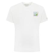 MC2 Saint Barth Portofino Heart Print Bomull T-shirt White, Herr