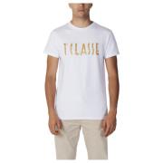 Alviero Martini 1a Classe Vit Tryckt T-shirt Korta ärmar White, Herr