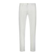 Re-Hash Stiliga Herr Chinos med Uppvik White, Herr