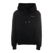 Jacquemus Hoodies Black, Herr