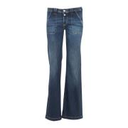 Le Temps Des Cerises Straight Jeans Blue, Dam