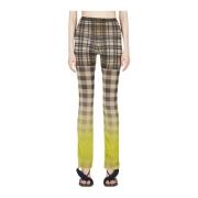 Ottolinger Rutig Mesh Plaid Byxor Multicolor, Dam