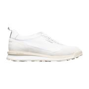 Thom Browne Suede Panel Sneakers White, Herr