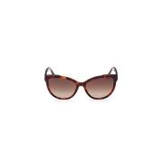 Max Mara Acetat solglasögon Logo13 för kvinnor Brown, Dam