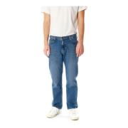 Lee Straight Jeans Blue, Herr