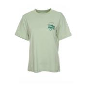 Closed Grafiskt Tryck T-shirt Loose Fit Green, Dam