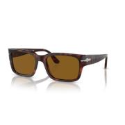 Persol Stiliga Solglasögon med Unik Design Brown, Unisex