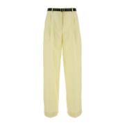 Jil Sander Stiliga Byxor Yellow, Dam