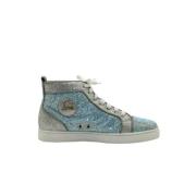 Christian Louboutin Pre-owned Pre-owned Laeder sneakers Blue, Herr