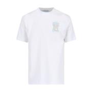 Casablanca Vita T-shirts och Polos White, Herr