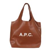 A.p.c. Snygg Ninon Tote Väska Brown, Dam