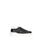 Liu Jo Svarta Sneakers Elegant Stil Black, Dam