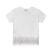 Gaëlle Paris Vit T-shirt och Polo Kollektion White, Dam