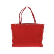 Prada Vintage Pre-owned Nylon prada-vskor Red, Dam