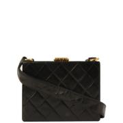 Chanel Vintage Pre-owned Tyg chanel-vskor Black, Dam