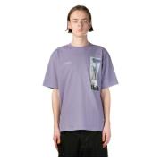 Undercover Grafisk Tryck Bomull T-shirt Purple, Herr