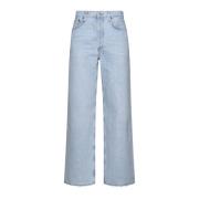Agolde Stiliga Denim Jeans Blue, Dam