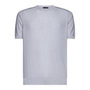 Roberto Collina Stiliga T-shirts och Polos White, Herr