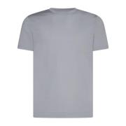 Malo Stretch Cotton Jersey Crew Neck T-shirts Gray, Herr